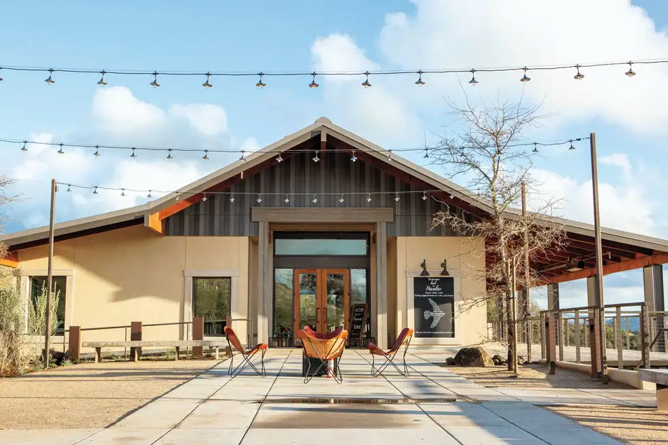 small vineyard wedding ceremony at Paradise Ridge Winery Sonoma