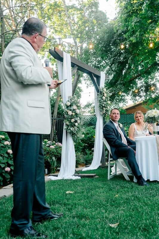 Wedding detail candid moment at rustic East Bay venue Crockett California