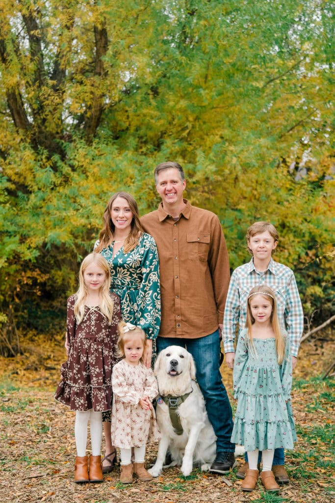 Family photoshoot with a dog included, photographed by a Bay Area family photographer